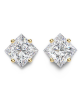 Princess Lab Grown Diamond Solitaire Ear Studs in Gold Princess Lab Grown Diamond Solitaire Ear Studs in Gold