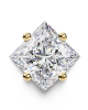 Princess Lab Grown Diamond Solitaire Ear Studs in Gold Princess Lab Grown Diamond Solitaire Ear Studs in Gold