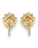 Princess Lab Grown Diamond Solitaire Ear Studs in Gold Princess Lab Grown Diamond Solitaire Ear Studs in Gold