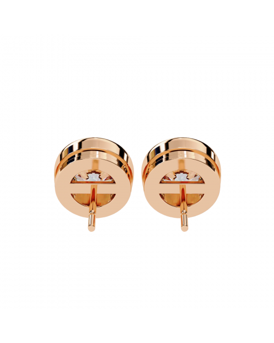 Hazel Lab Grown Diamond Earstuds In Gold Hazel Lab Grown Diamond Earstuds In Gold