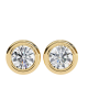 Hazel Lab Grown Diamond Earstuds In Gold Hazel Lab Grown Diamond Earstuds In Gold