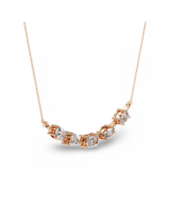 Zeena Lab Grown Diamond Solitaire Necklace Zeena Lab Grown Diamond Solitaire Necklace