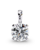 Classic Round Brilliant Solitaire Diamond Pendant in Gold Classic Round Brilliant Solitaire Diamond Pendant in Gold