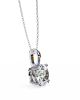 Classic Round Brilliant Solitaire Diamond Pendant in Gold Classic Round Brilliant Solitaire Diamond Pendant in Gold