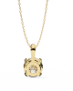 Classic Round Brilliant Solitaire Diamond Pendant in Gold Classic Round Brilliant Solitaire Diamond Pendant in Gold