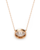 Tina Lab Grown Oval Shape Diamond Solitaire Pendant on gold chain Tina Lab Grown Oval Shape Diamond Solitaire Pendant on gold chain