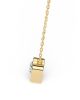 Tina Lab Grown Oval Shape Diamond Solitaire Pendant on gold chain Tina Lab Grown Oval Shape Diamond Solitaire Pendant on gold chain