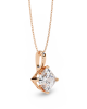 Princess Lab Grown Diamond Solitaire Pendant Princess Lab Grown Diamond Solitaire Pendant