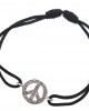 Peace Sign Diamond Bracelet Peace Sign Diamond Bracelet