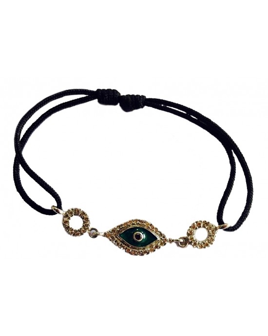 Evil Eye Diamond Bracelet in Silver with 45 diamonds Evil Eye Diamond Bracelet in Silver with 45 diamonds