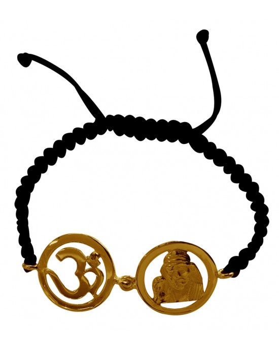 Om & Sai Bracelet in Gold Om & Sai Bracelet in Gold