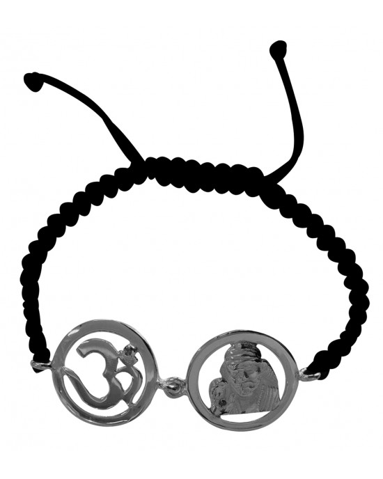 Om & Sai Bracelet in silver Om & Sai Bracelet in silver