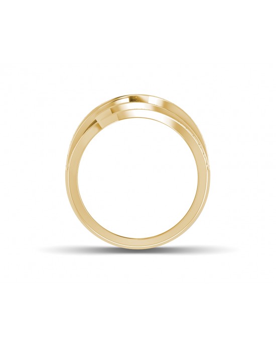 Edana Wide Diamond Band In 14k gold Edana Wide Diamond Band In 14k gold
