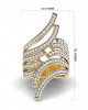 Edana Wide Diamond Band In 14k gold Edana Wide Diamond Band In 14k gold