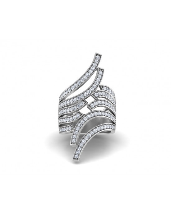 Edana Wide Diamond Band In 14k gold Edana Wide Diamond Band In 14k gold