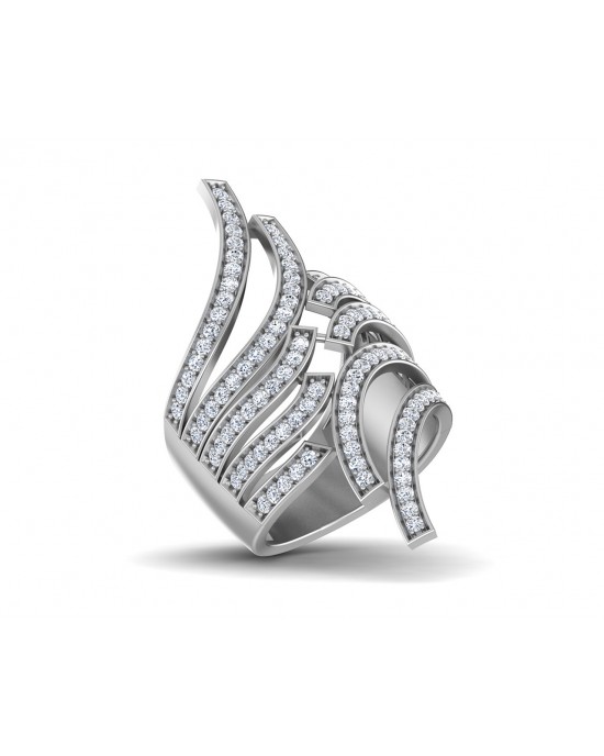 Edana Wide Diamond Band In 14k gold Edana Wide Diamond Band In 14k gold