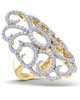 Unika Diamond Cocktail Ring in gold Unika Diamond Cocktail Ring in gold