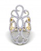 Unika Diamond Cocktail Ring in gold Unika Diamond Cocktail Ring in gold