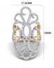 Unika Diamond Cocktail Ring in gold Unika Diamond Cocktail Ring in gold