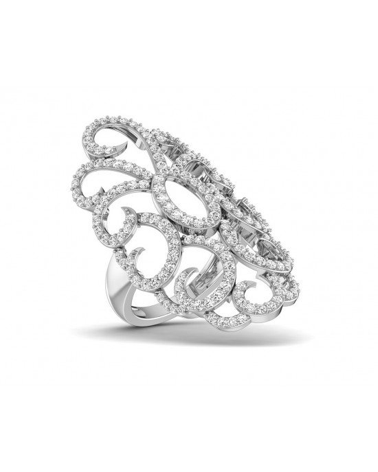 Unika Diamond Cocktail Ring in gold Unika Diamond Cocktail Ring in gold