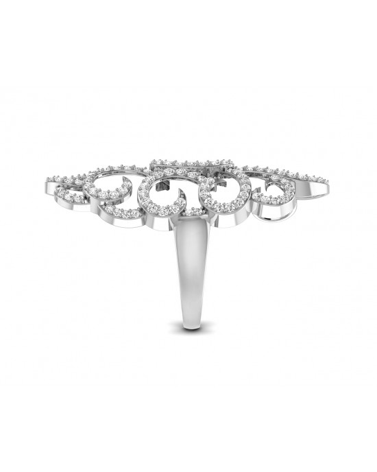 Unika Diamond Cocktail Ring in gold Unika Diamond Cocktail Ring in gold