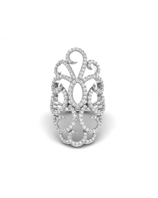 Unika Diamond Cocktail Ring in gold Unika Diamond Cocktail Ring in gold