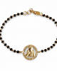 Sai Ram Bracelet with Diamonds on Mangalsutra chain Sai Ram Bracelet with Diamonds on Mangalsutra chain