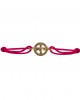 Wheel charm in gold with diamond bracelet Wheel charm in gold with diamond bracelet