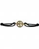 Wheel charm in gold with diamond bracelet Wheel charm in gold with diamond bracelet