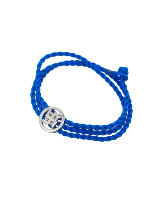 Swastik Bracelet in Silver with Diamonds Swastik Bracelet in Silver with Diamonds
