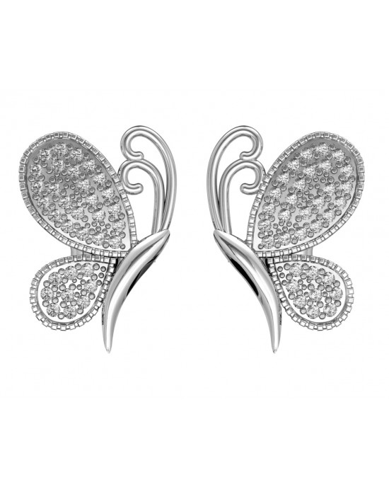 Emily Butterfly Diamond Earrings Emily Butterfly Diamond Earrings