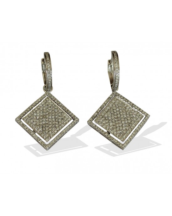 Diamond danglers On Hoops Diamond danglers On Hoops