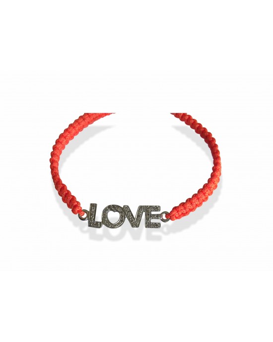 Love Bracelet, with diamonds in Silver Love Bracelet, with diamonds in Silver