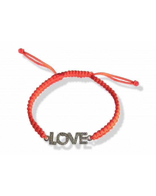 Love Bracelet, with diamonds in Silver Love Bracelet, with diamonds in Silver