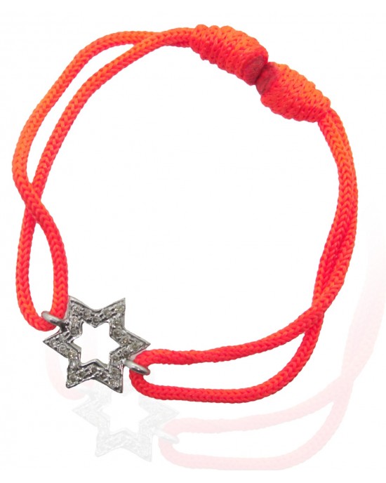 Star Bracelet in Silver with Diamonds Star Bracelet in Silver with Diamonds